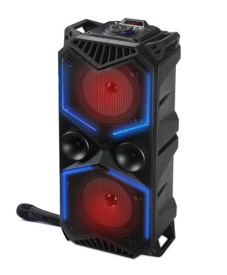 China Amazon Selling Colorful LED Light Best 13 Inch 20W Loud Speaker Bluetooth Outdoor Loud Speakers ZQS1819 BT Large Portable Multifunctional Party Subwoofer for sale