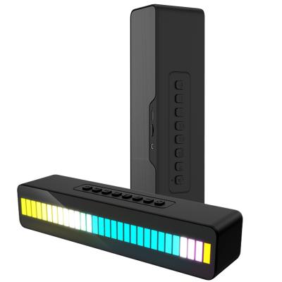 China 2022 New Best Colorful LED Surrounding Light Bass Box BT5.0 Led Bluetooth Speaker Lamp Sound Bars Bluetooth For TV Radio Soundbar With Subwoofer for sale