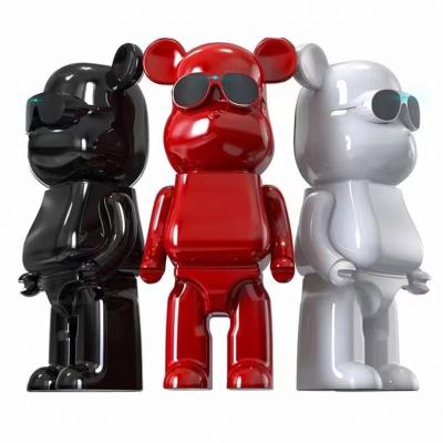 China No Border Voice BT TWS High Fidelity Wireless Violent B1 Speaker New Decoration Gift Dark Bear Cute Creative Cartoon Animal for sale