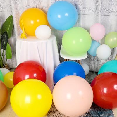 China Matte Latex Balloon 18 Inch Round Matte Balloon Party Birthday Celebration Wedding Decoration Macaron Balloon for sale