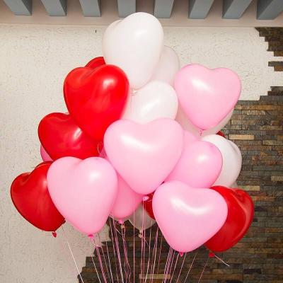 China 12 inch balloon chicken heart cartoon love wedding decoration layout heart shape balloon for sale