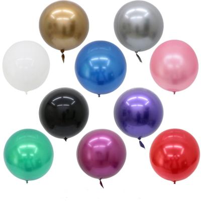 China Metallic Wave Ball 18inch Bubble Balloon Bobo Balloon PVC Metallic Balloon For Party Decoration for sale