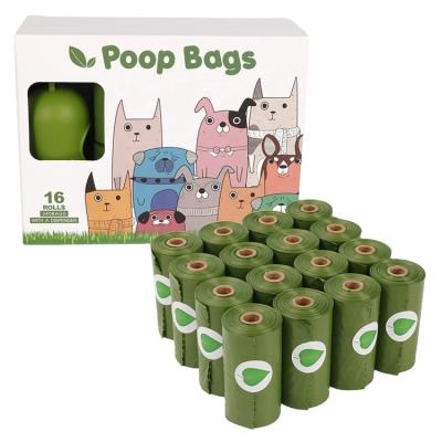 China Sustainable Customized Dog Poop Bags Compostable Dog Bags Biodegradable Poop for sale