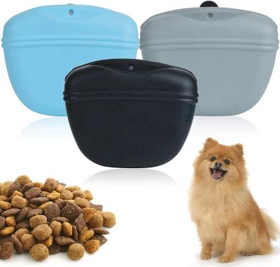 China Sustainable Portable Dog Training Pets Dog Treat Pouch Waist Bag For Belt For Dog Walks for sale