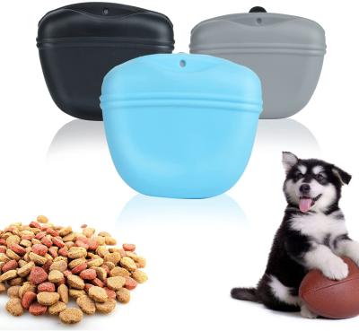 China Viable Waterproof Pet Waist Bag Silicone Dog Treat Pouch Puppy Pet Treat Pouch for sale