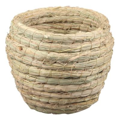 China Breathable Grass Hand & Woven Natural Aviary Hummingbird Nest For Outdoors for sale