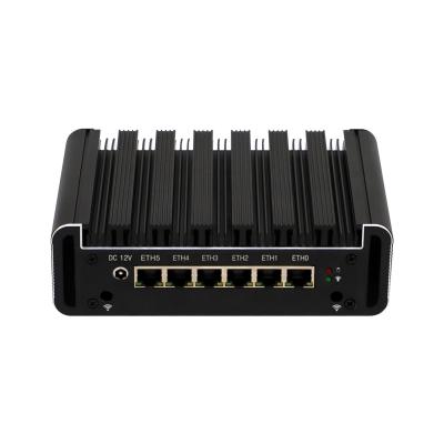 China SIX Ethernet RJ-45 Lan Ports Mini PC 2*DDR4 Pfsense Firewall Router Network Security Industrial Office pFsense for sale