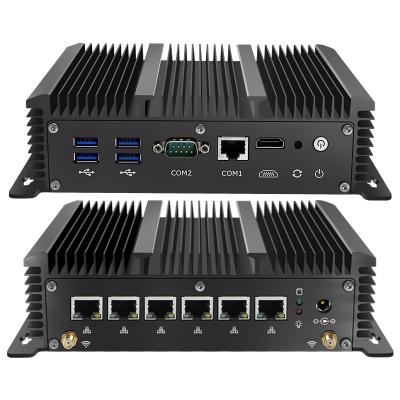 China Yes Low Price Mini PC Personal Computer i5-8265/8365u Quad Core 12V 6gigabit LAN Pfsense Fanless Firewall Router for sale