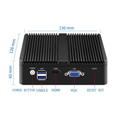 China Yes mini network port openwrt 2.5g gigabit n5105 small fanless host lede soft NAS router for sale