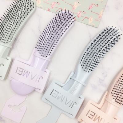 China High Quality Waterproof Massage Comb Macaron Hair Care Women Detangler Hair Brush for sale