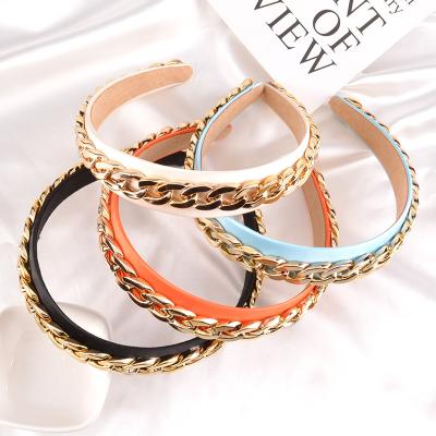 China 2021 Fashion Fashion Cute Gift Hair Accessories Headbands For Girls Chain Headband for sale