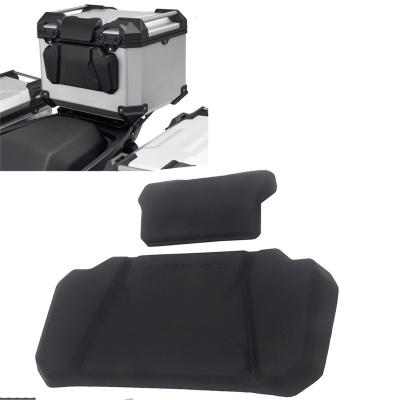 China Die Casting Rear Backrest Aluminum Black Pad Passenger Saddlebag Trunk 3M Sticker FOR PAN AMERICA 1250 PA1250 PANAMERICA1250 2021 later for sale