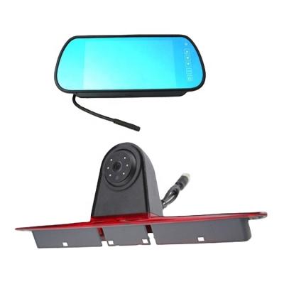 China 976(H)*592(V) 12V Night Vision 3rd Brake Light Reversing Camera Kit + 7 inch Mirror Monitor For Mercedes Benz Sprinter VW Crafter 2007-2019 for sale