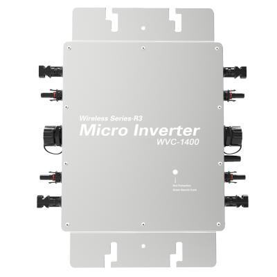 China IP65 1400W microinverter single phase grid tie auto 50/60 on grid micro inverter 1400W similar as huayu micro inverter node 37*30*41.6CM for sale