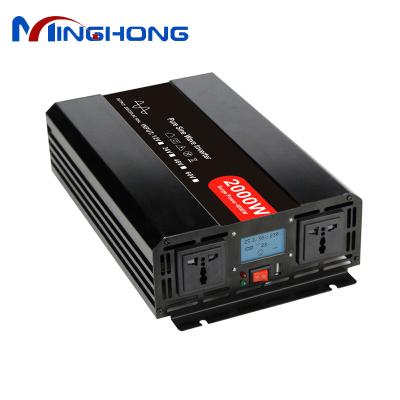 China DC 110V Solar Smart Inverter Power Supply System P-2000 Power Inverter 12V to 2000w AC Pure Sine Wave Inverter for sale