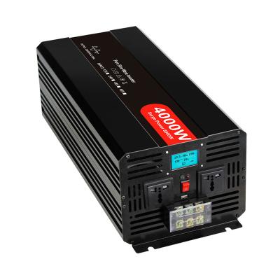 China Pure Home Appliance High Efficiency Sine Wave Solar Power Inverter 4000W 48v Power Inverter Output 50/60HZ 110/220VAC With LCD Screen for sale