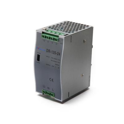 China Plastic material din rail power supply 3.3v 12v 24v 24v dc to ac converter changeover offer for sale