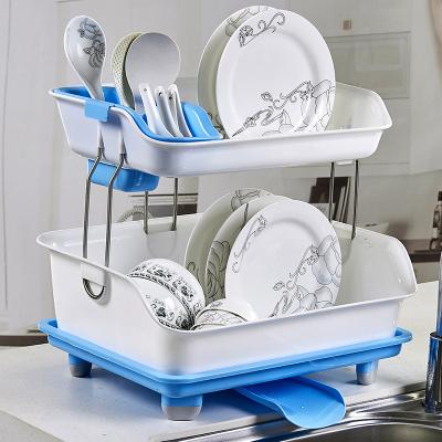 China Sustainable Dish Drainer Rack Kitchen Dish Dish Bowl Drying Rack for sale