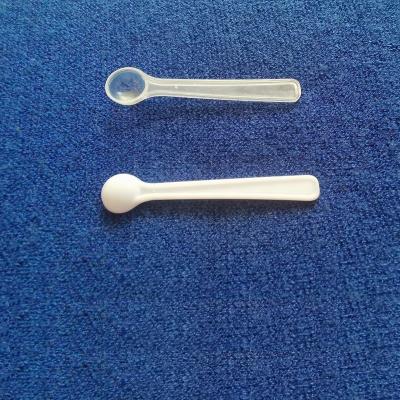 China 0.3ml 0.35ml Viable Custom Micro Pharmaceutical Medical Scoop Powder Black Spoon for sale