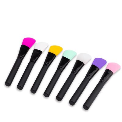 China Angular Blush Customized Private Label Facial Eye Cream Silicon Mini Scoop Spatula Silicone Make Up Brushes for sale