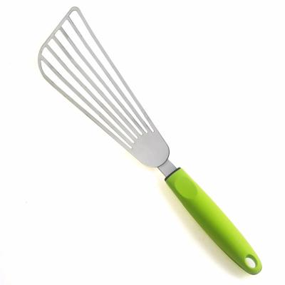 China Sustainable Hot Selling Kitchen Tools Eco-Friendly Non-Toxic Silicone Slotted Fish Spatula Pancake Turner for sale