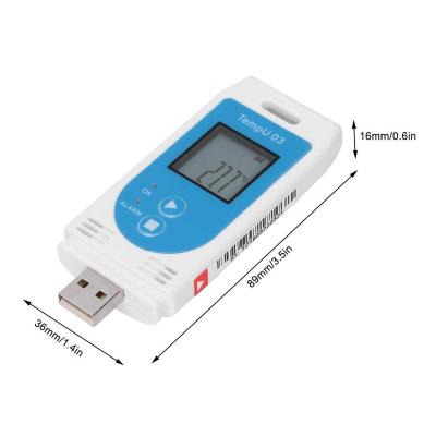 China Multi-Use And Have Led Screen Usb Temperature Data Logger Pdf Cold Chain Temperature Logger for sale