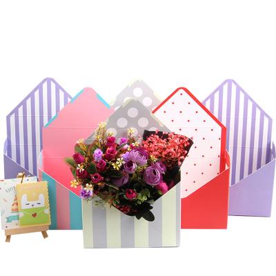 China New 2021 Flower Box Flower Gift Hot Sales Handmade and Craft Box Style Wrapped Fold Flower Packaging Box for sale