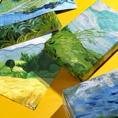 China Factory Wholesale Recyclable Creative Recyclable Oil Painting Gift Wrapping Paper Book Wrapping Paper for sale