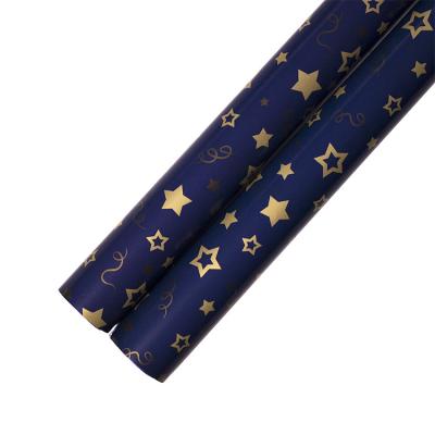 China DIY Design Recyclable Paper Gift Wrapping Rolls 73cm*51 Cm Pretty Printed Christmas Gift Wrapping Paper for sale