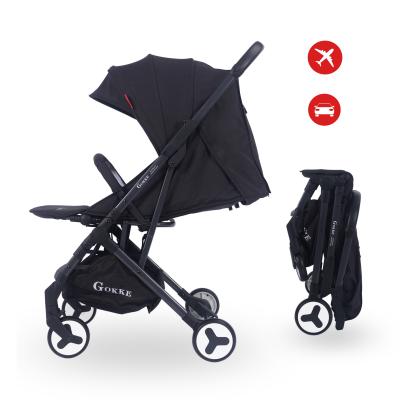 China Luxury Lightweight Aluminum Structure Extra Lightweight Compact Folding Stroller Baby for sale