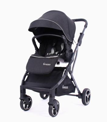 China Quality Travel System Stroller Folding Reversible Reversible Push Small Luxury Baby With Bassinet for sale