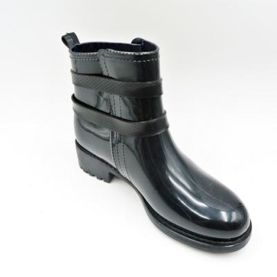 China Lady's Cool Buckle PVC Rainboot Waterproof for sale