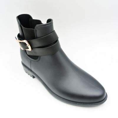 China Lady's Cool Buckle PVC Rainboot Waterproof for sale