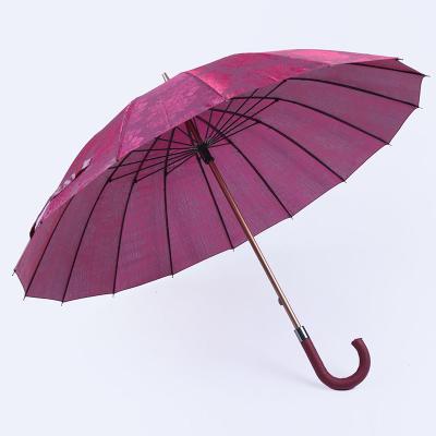 China High Quality Custom Printing Logo Semi-automatic Straight Umbrella Open Windproof Umbrella for sale