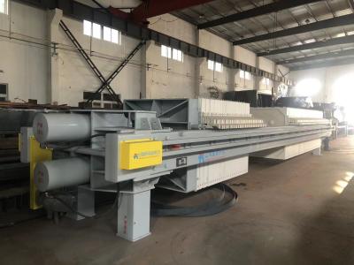 China 500 Square Meter Automatic pulling Chamber Plate Filter Press for sale