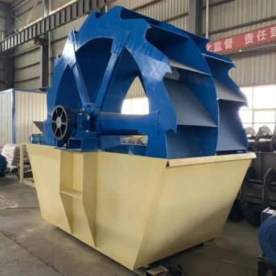 China Cyclone Mini Sand Washing Machine For Sale Wheel Type 100tph for sale