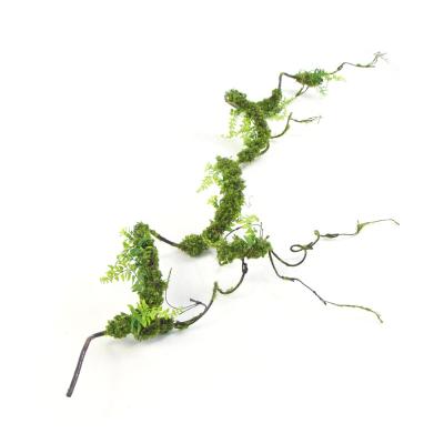 China Stable Artificial Hanging Cloth Vine And Moss Tree Plants Branch Stage Layout Dry Occasion for sale