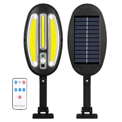 China Solar Garden Street Light Human Body Induction Garden Wall Light with Security Remote Control Outdoor Light for sale