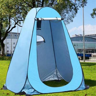 China UV-Resistant Portable Toilet Shower Privacy Camping Pop Up Tent Anti UV Camouflage Function Outdoor Dressing Tent for sale