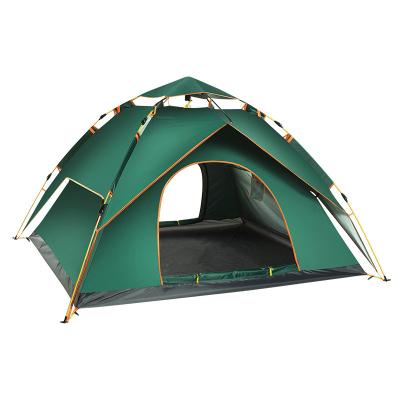 China 2 person UV-resistant outdoor full automatic home camping tent anti-storm camping thickened tent for sale