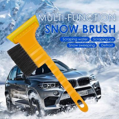 China Car Snow Blade Ice Enthusiast Scraoer 2 in 1 Ice Scraper Snow Sweep Auto Windshield Remover Kit Car Beef Tendon Snow Shovel Snow for sale