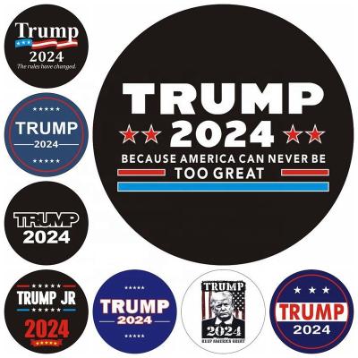 China Car Decoration Sticker Body Auto Decal Exterior Car Styling US President Donald Trump American Car Window Sill 2024 Sticker for sale