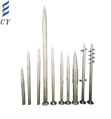 China For Foundations Helical Anchor Bolt Screw Stacks For Foundations for sale