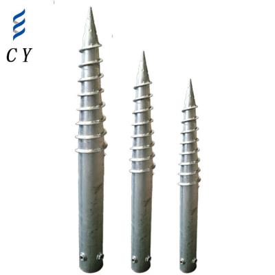 China Factory Sale Steel Helical Ground Screw Pile Directly for sale