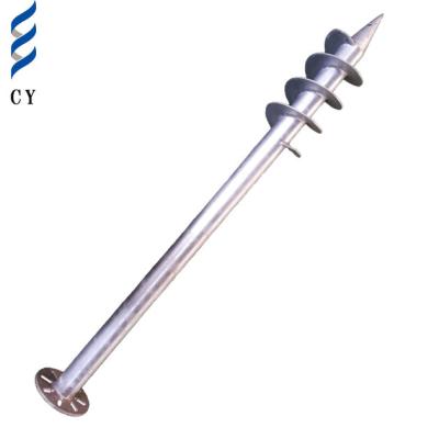 China Solar Power System Ground Anchor Bolt Solar Earth Screw Piles Anchors for sale