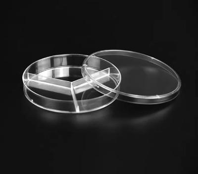 China OEM custom3 sections petri dish steel plastic injection mold for sale