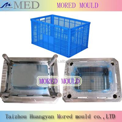 China New style plastic injection molding crate plastic box mold crate box mold for sale