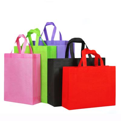 China Promotional Tote Pp Non Woven Bags 70gsm pp Non Woven Grocery Plain Cheap Handmade Eco Friendly Custom Eco Friendly Bag for sale