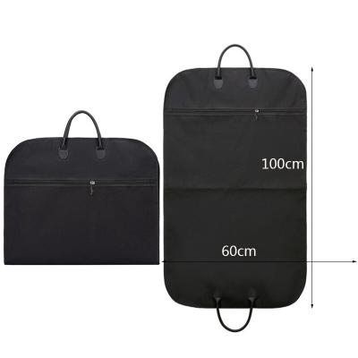 China Eco - Friendly Foldable 600d Polyester Garment Bag Suit Cover for sale