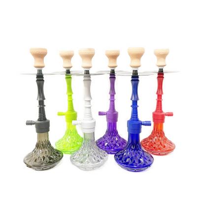 China Plastic Hookah New Poretable Shisha Led Smoking Acrylic Plastic Hookah Shesha Accessories Water Pipe Hookah Shisha Pot for sale